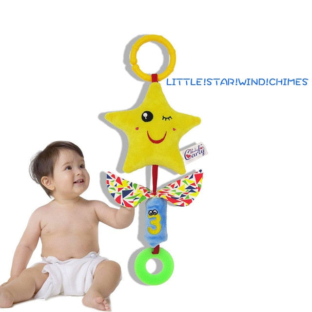 Kids Toys Hanging Spiral Rattle Stroller Cute Animals Crib Mobile Bed Baby Toys 0-12 Months Newborn Educational Toy for Children